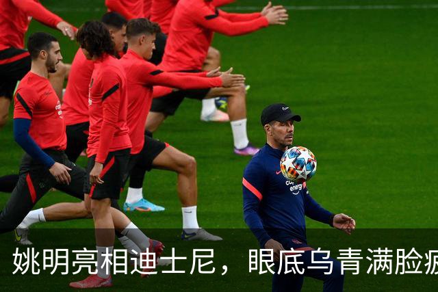 姚明亮相迪士尼，眼底乌青满脸疲惫，一身伤病走路一瘸一拐太沧桑